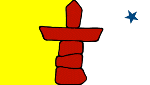 Le drapeau Nunavut